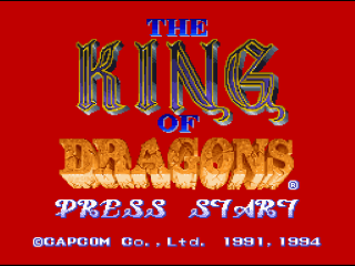 Gon title screen for Super Famicom